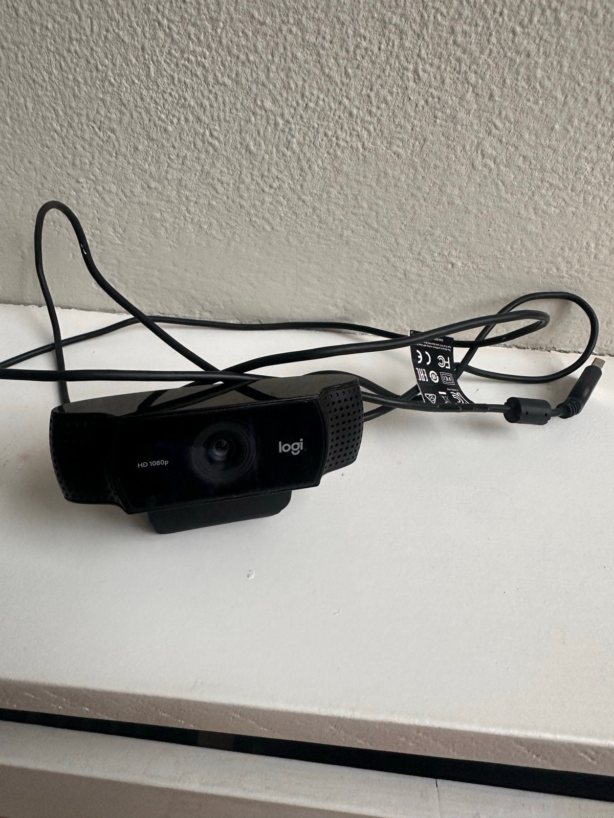 Logitech C922 Pro Stream Webcam Full HD 1080p, Ophalen of Verzenden, Zo goed als nieuw, Windows, Monitorclip