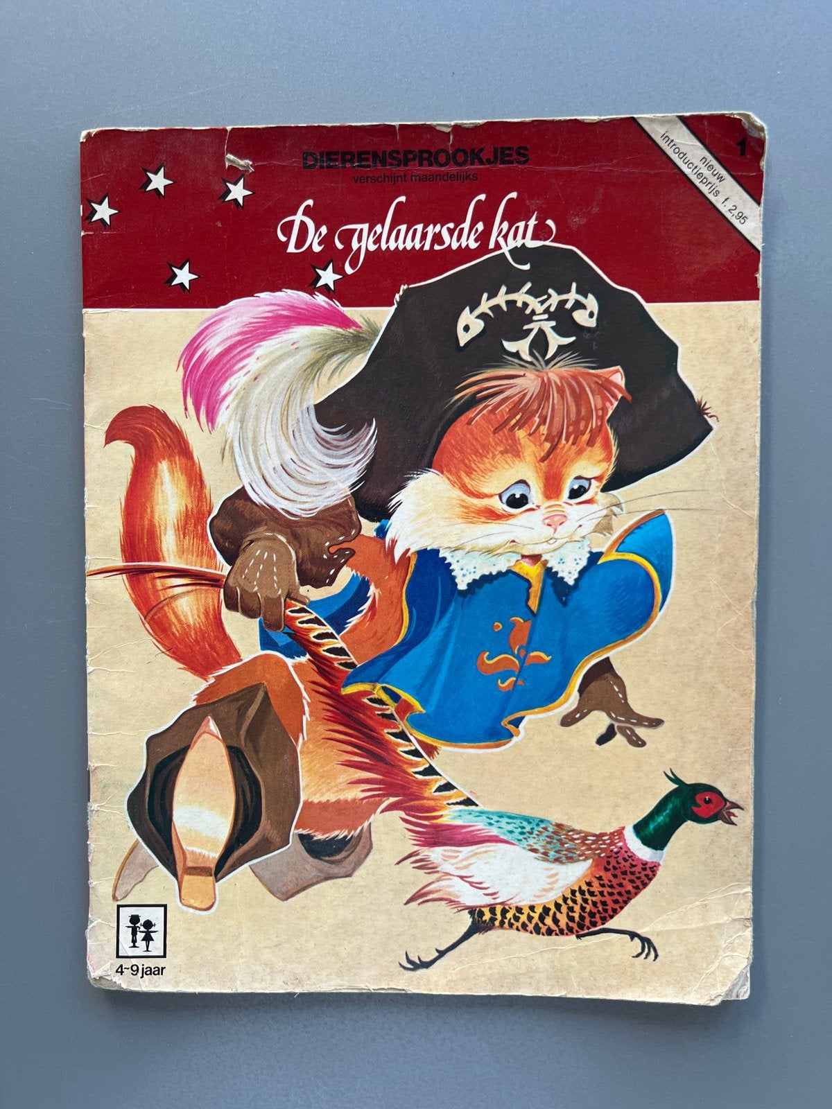 Dierensprookjes: De Gelaarsde Kat (Vintage Boek), Boeken, Sprookjes en Fabels, Ophalen of Verzenden, Gelezen