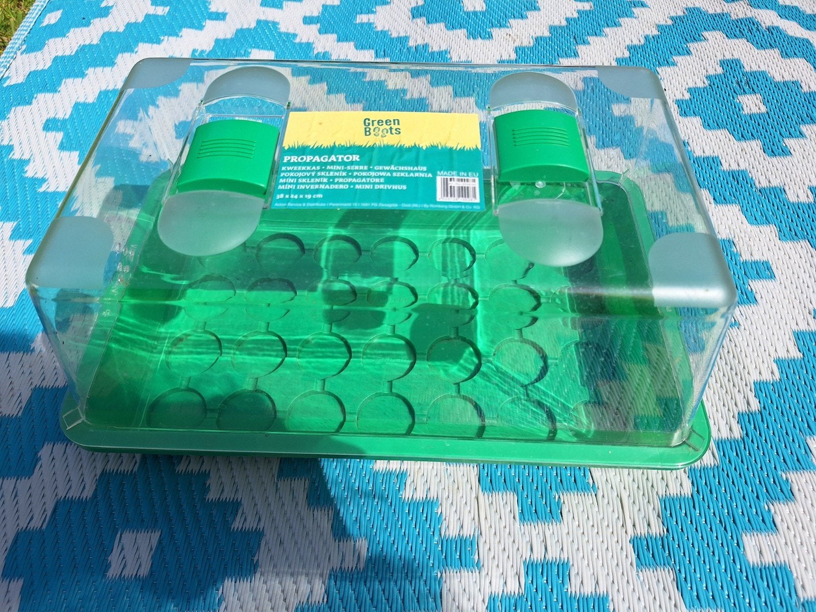 Kweekkasje met deksel - Propagator voor moestuinbak, Tuin en Terras, Ophalen of Verzenden, Nieuw, Kweekbak