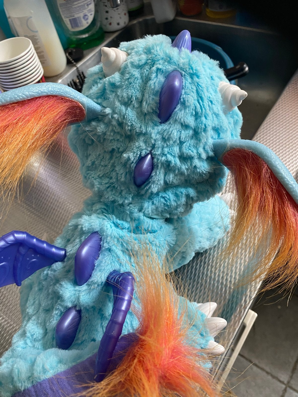 FurReal Friends Torch, mijn Vuurspuwende Draak, Overige merken, Geen idee, Overige typen, Blauw