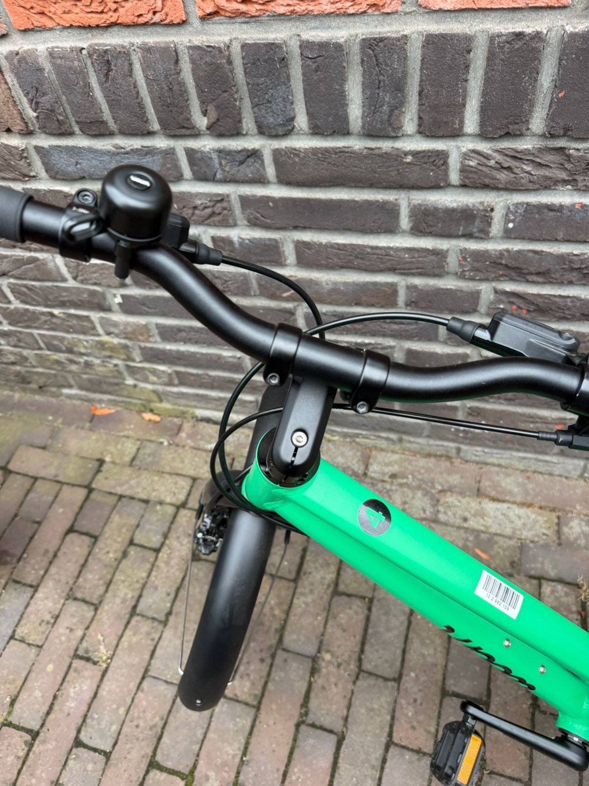 Kinderfiets Woom 4 Explore jungle green, Ophalen, Zo goed als nieuw, 20 inch of meer