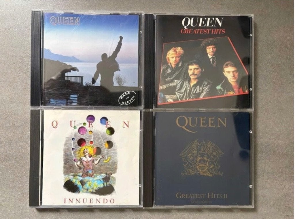 Queen 4x cd- Innuendo, Made In Heaven & Greatest Hits I en, Ophalen of Verzenden, Zo goed als nieuw, Poprock