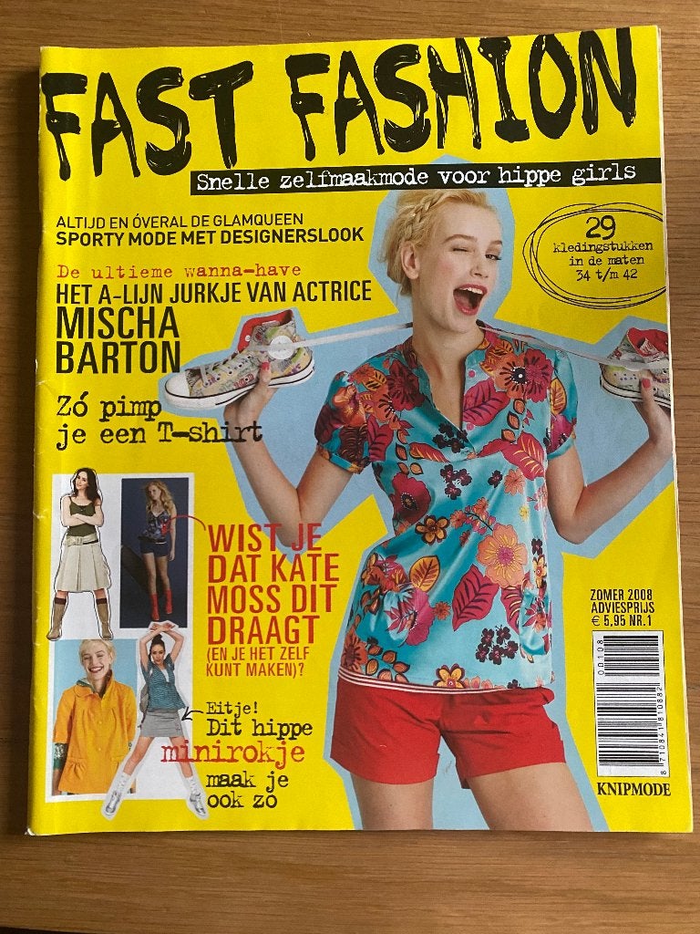 Knipmode fast fashion 2008, Hobby en Vrije tijd, Kledingpatronen, Overige typen, Vrouw, Nieuw, Ophalen of Verzenden
