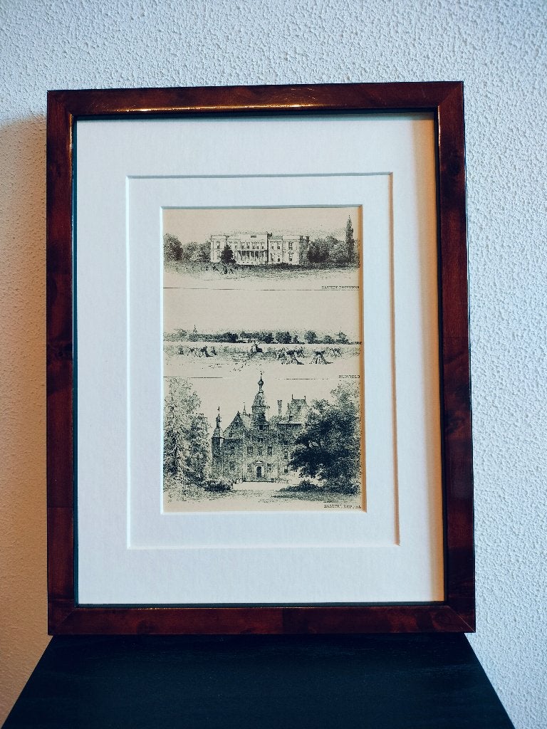 Craandijk Litho Hummelo Kasteel Enghuizen Keppel 1880 (54), Ophalen of Verzenden