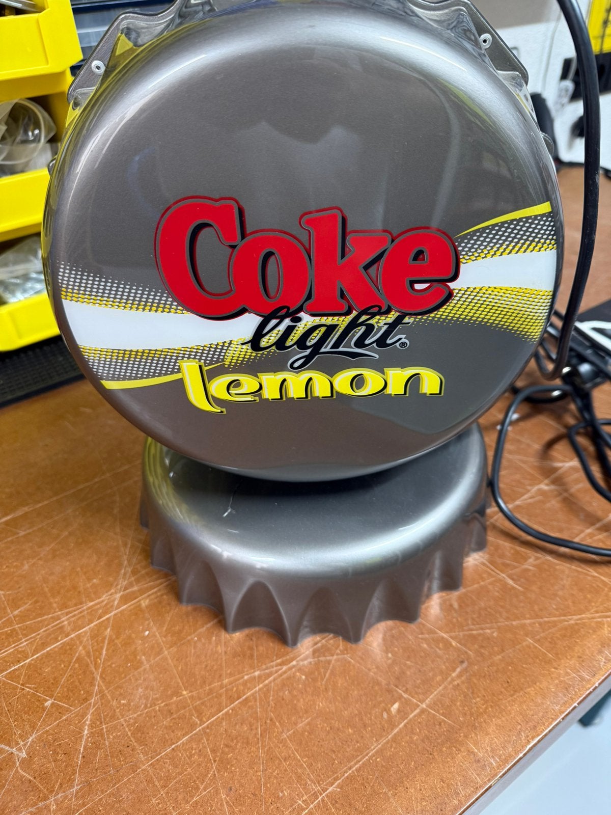 Te koop Coca Cola Cabcatcher lamp, Ophalen of Verzenden, Gebruikt, Lichtbak of (neon) lamp