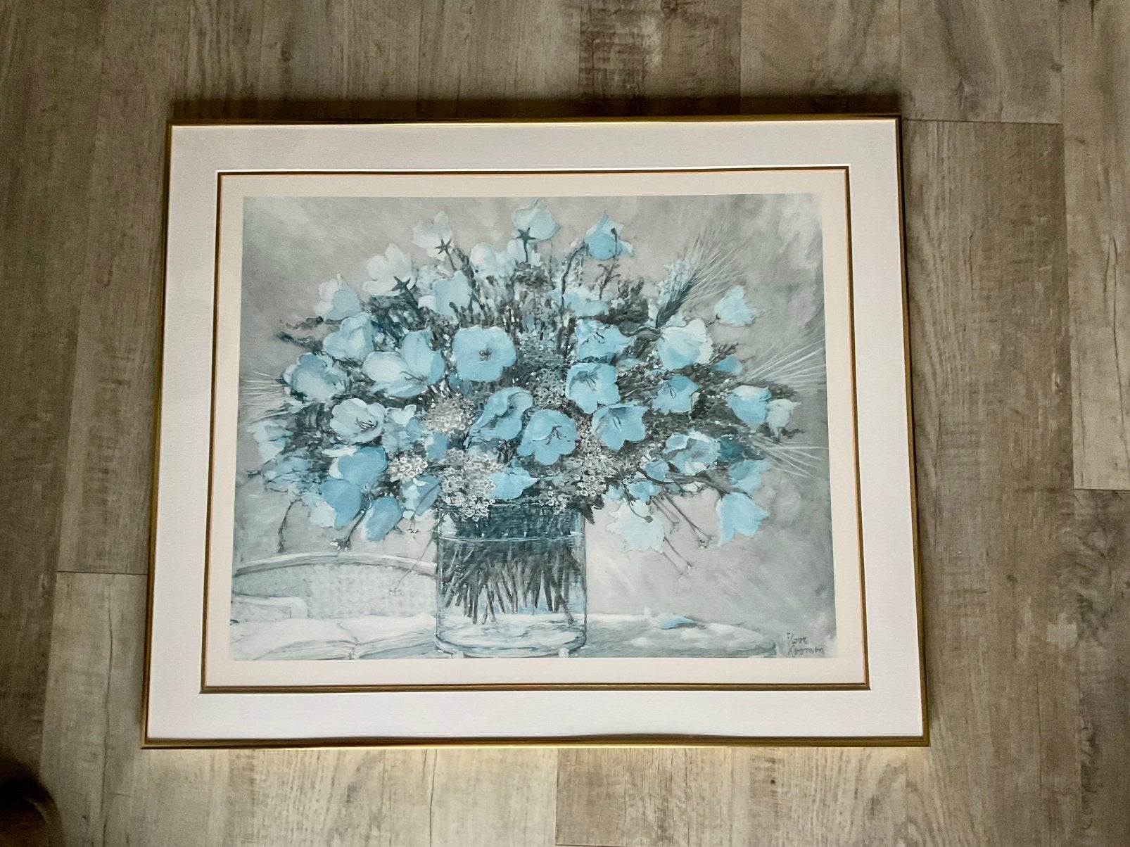 Schilderij : Floor Koomen - 72,5 cm x 60,5 cm, Ophalen, Gebruikt, 50 tot 75 cm, Schilderij