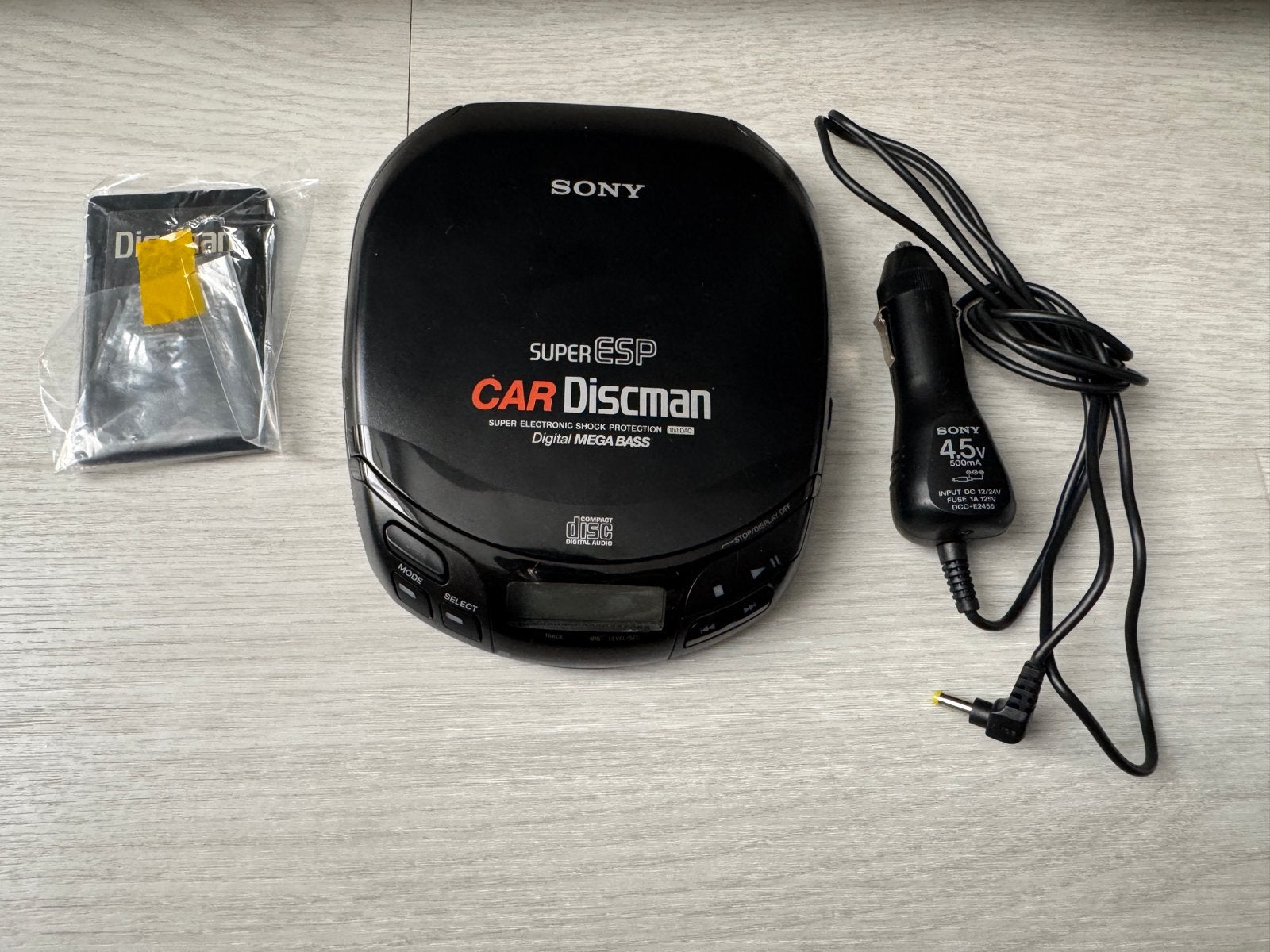 Sony Discman D-838K met auto adapter, Audio, Tv en Foto, Ophalen of Verzenden, Discman
