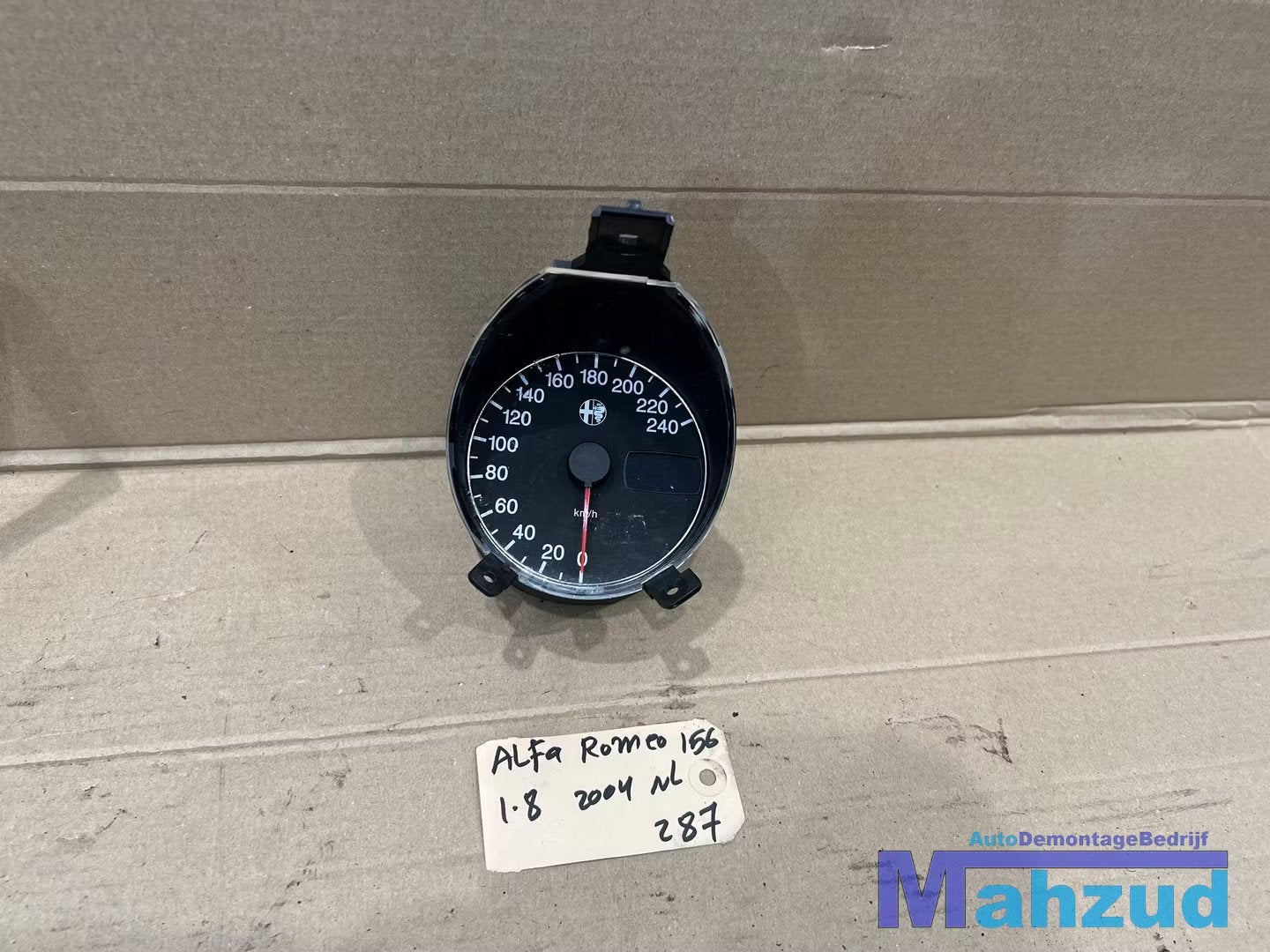 ALFA ROMEO 156 km teller 1997-2005 156034519, Gebruikt, Dpofca@stellantis.com, Stellantis Europe S.p.A., Ophalen of Verzenden