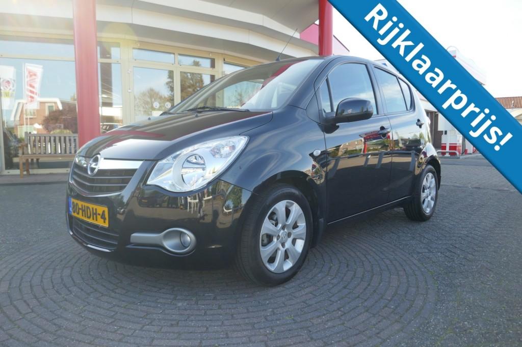 Opel AGILA 1.2 EDITION AUTOMAAT  ORG.NL AUTO  AIRCO, Auto's, 86 pk, 4 cilinders, Met garantie (alle), Zwart
