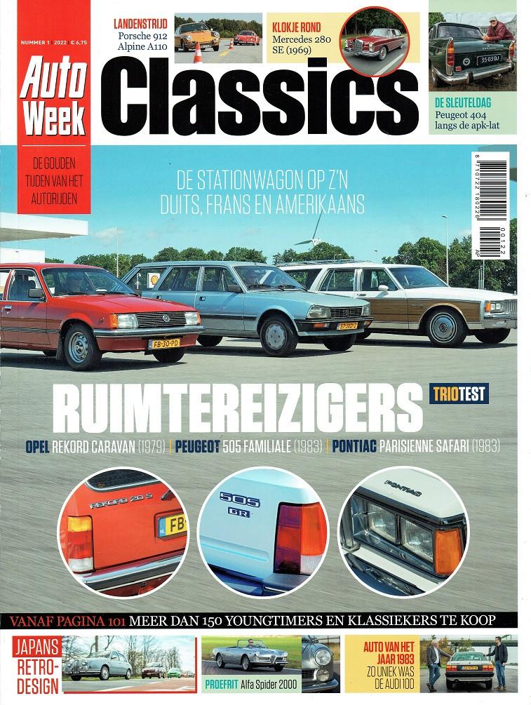 Autoweek Classics 2022 nr. 1 (oa. Alpine A110 & Porsche 912), Verzenden, Gelezen, Algemeen