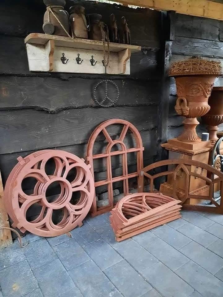 Nieuw gietijzeren stalraam raamwerk stalramen decoratie deco, Ophalen of Verzenden, Nieuw