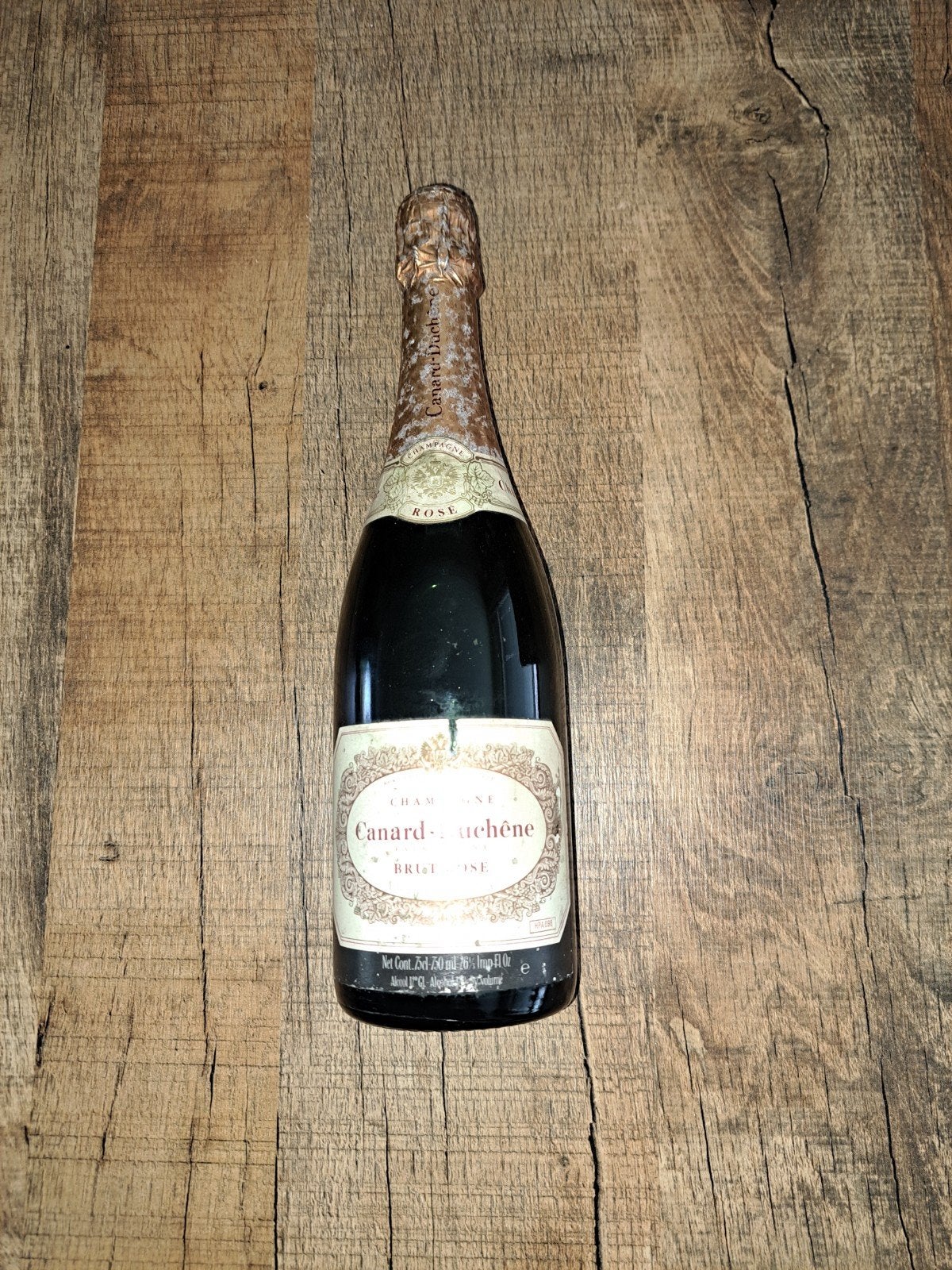 Canard-Duchêne Brut Rosé Champagne - Vintage, Ophalen of Verzenden, Gebruikt, Frankrijk, Champagne