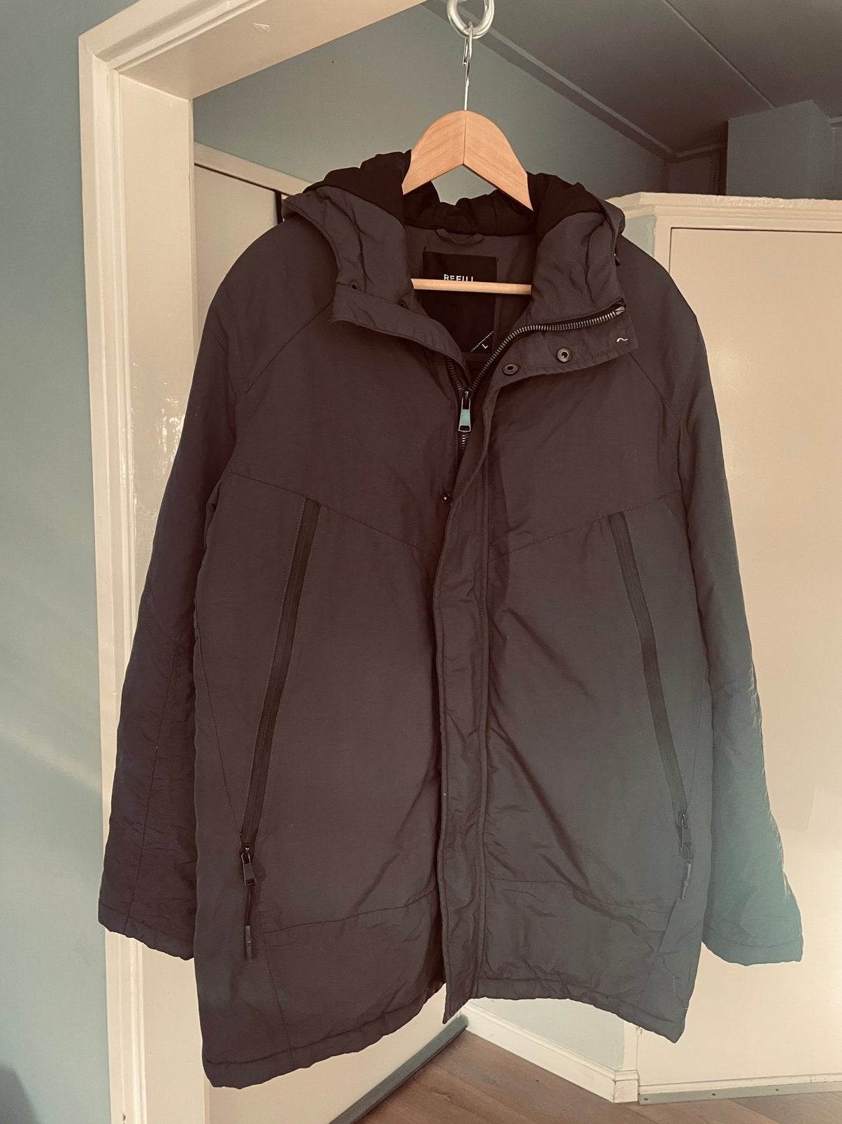 Refill winterjas, mt L (Shoeby), Ophalen of Verzenden, Zo goed als nieuw, Maat 52/54 (L)