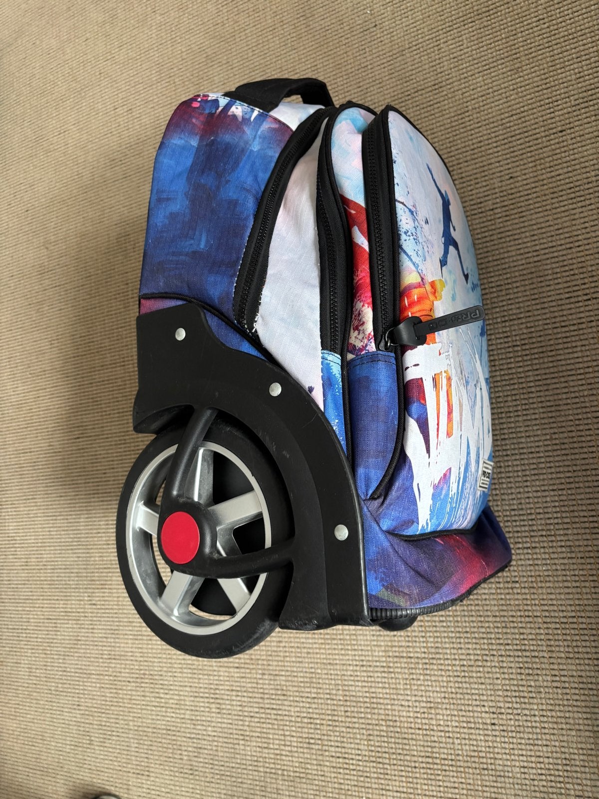 PRO-DG Rolrugzak met wielen - 'Jump' design, Ophalen, 30 tot 40 cm, Overige kleuren, Rugtas