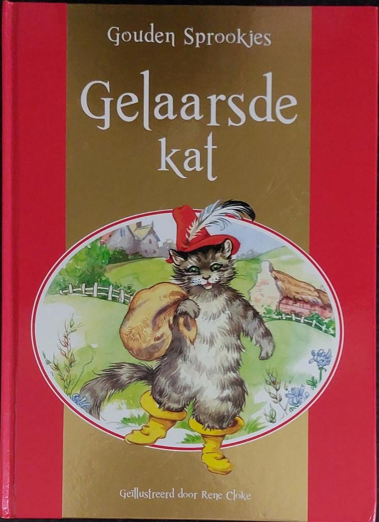 Gelaarsde Kat - Gouden Sprookjes, Ophalen of Verzenden, Zo goed als nieuw, René Choke (illustrator)