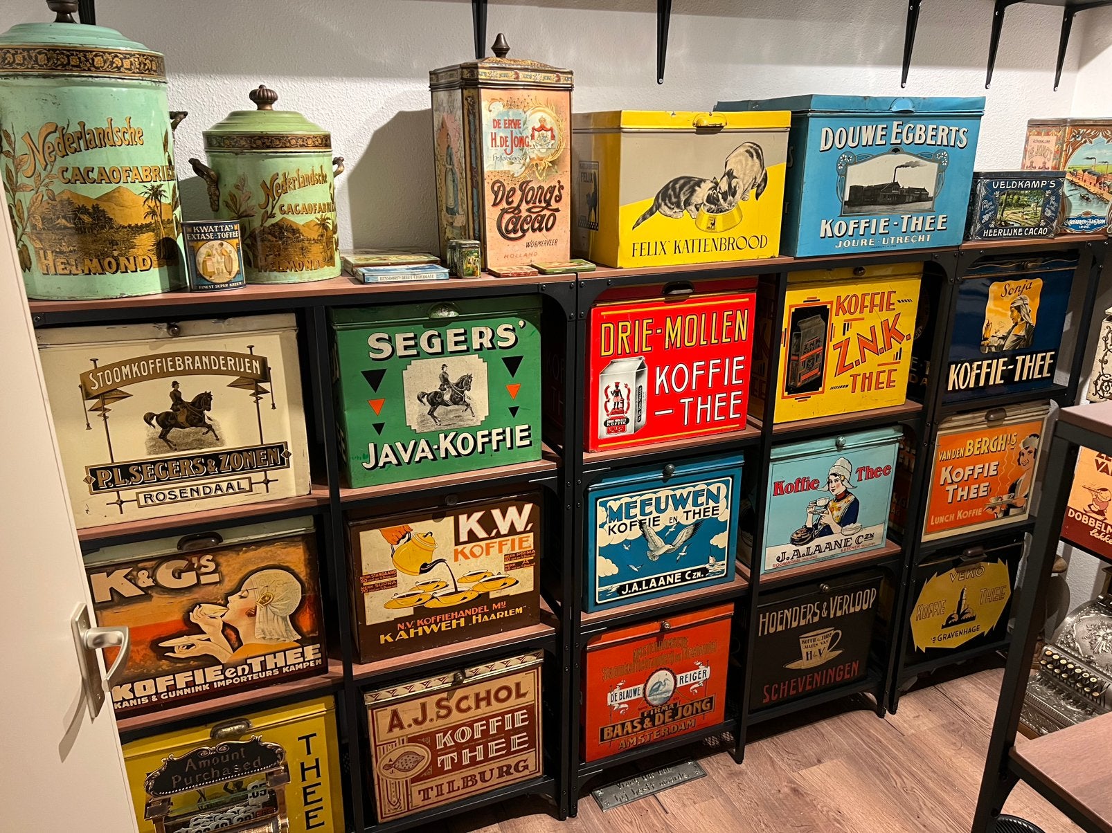 Top verzameling winkelblikken te koop aangeboden, Ophalen of Verzenden, Zo goed als nieuw, Overige typen