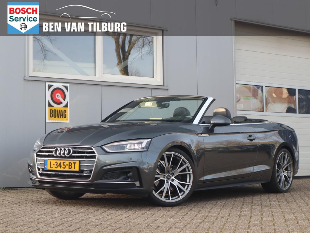 Audi A5 Cabriolet 2.0 TFSI MHEV Sport Pro Line S / Stoel & N, Gebruikt, 4 cilinders, 4 stoelen, Leder