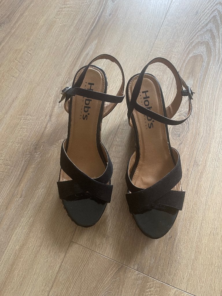 Hobb’s sandalen, Kleding | Dames, Schoenen, Hobb’s, Zwart, Gedragen, Sandalen of Muiltjes