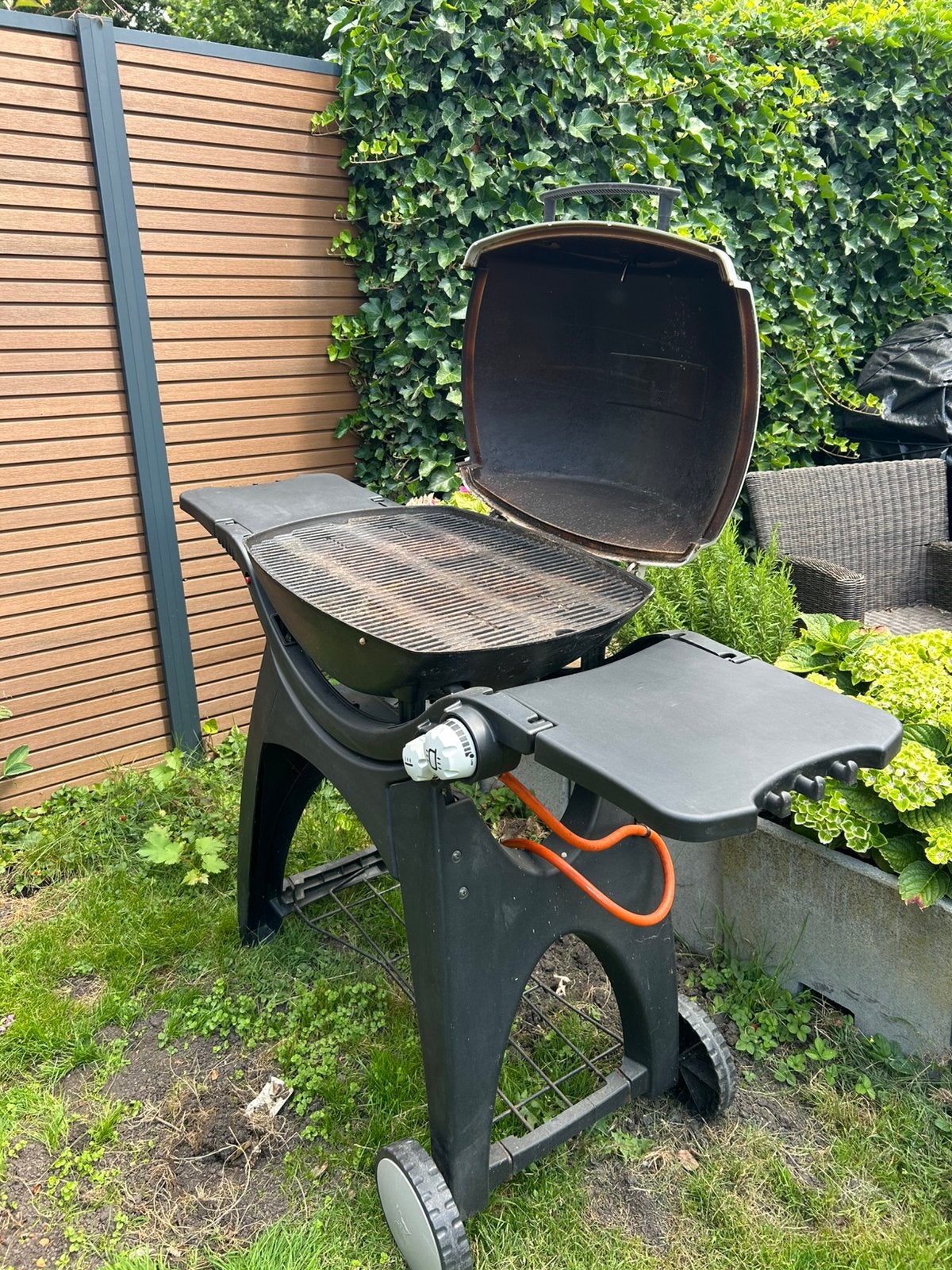 Weber q300, Ophalen, Gebruikt