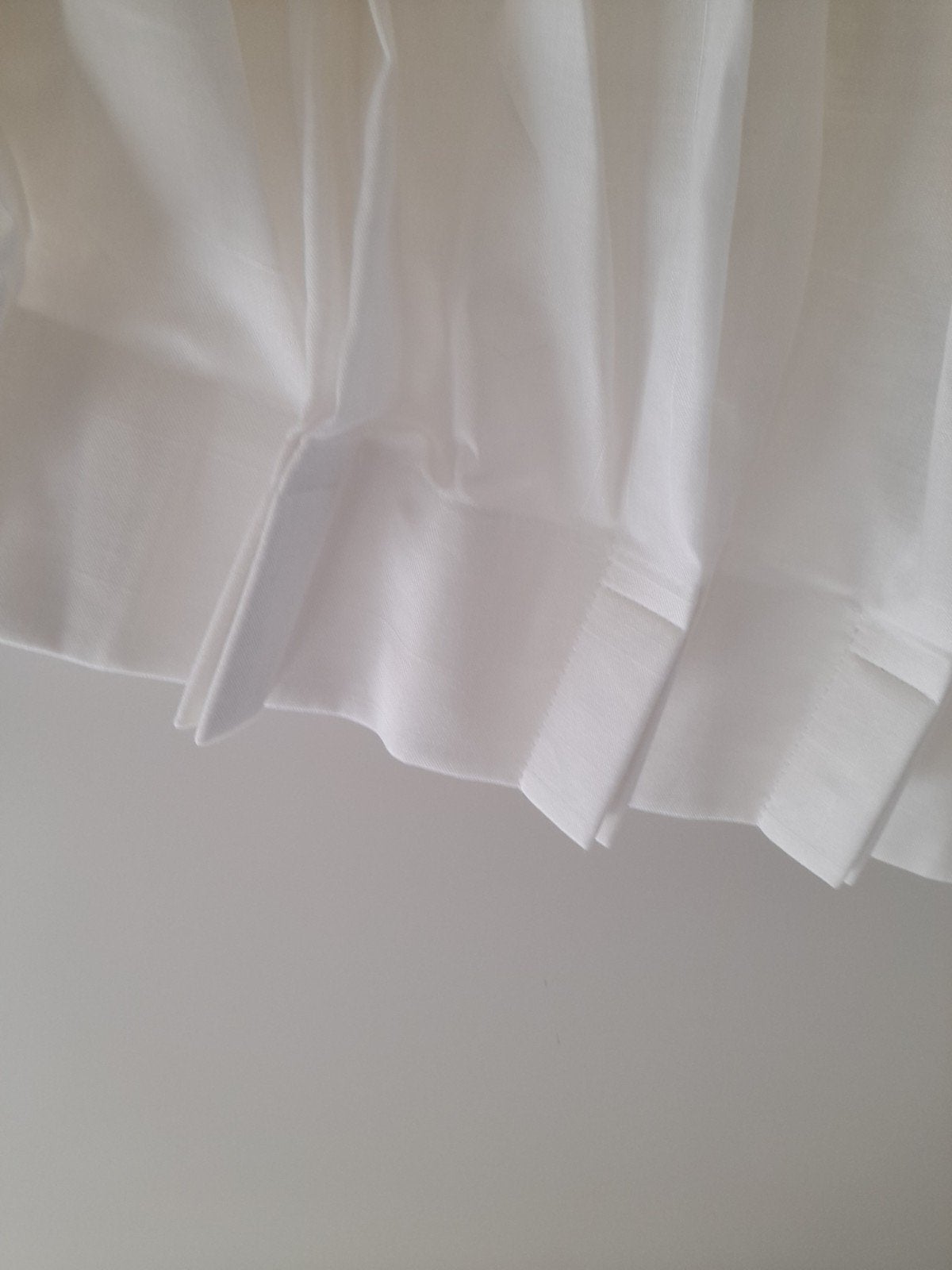 Witte vitrage gordijnen - Lichtdoorlatend, Ophalen, Polyester, Vitrage, Wit