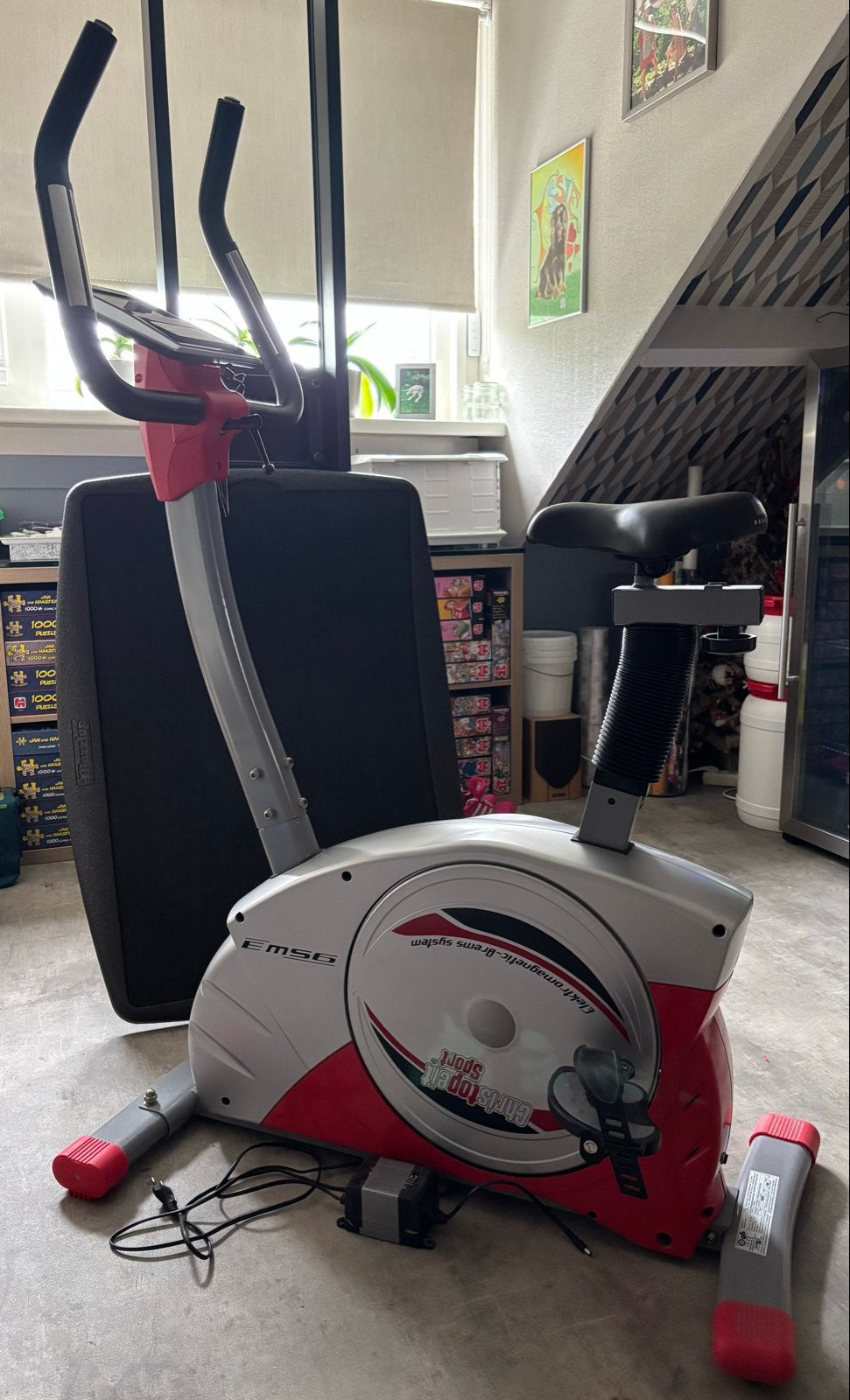 Zware kwaliteit Christopeit Sport hometrainer, Sport en Fitness, Fitnessapparatuur, Ophalen, Gebruikt, Benen, Hometrainer