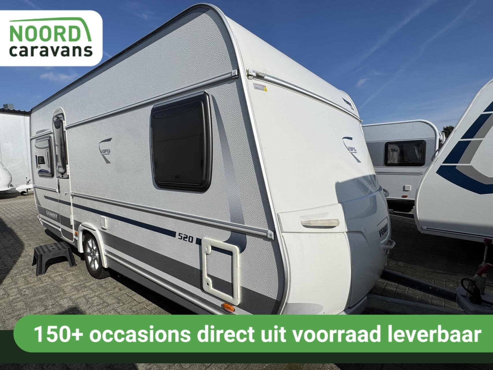 Fendt FENDT TOPAS 520 SFB, FRANSBED, RONDZIT, VOORTENT,MOVER, Caravans en Kamperen, Rondzit, 7 tot 8 meter, Bedrijf, Serviceluik