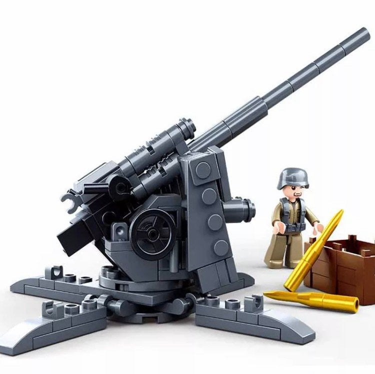 🎁 WW2 Bouwstenen - B09 - Duitse 88MM Flak 🎁, Ophalen of Verzenden, Nieuw