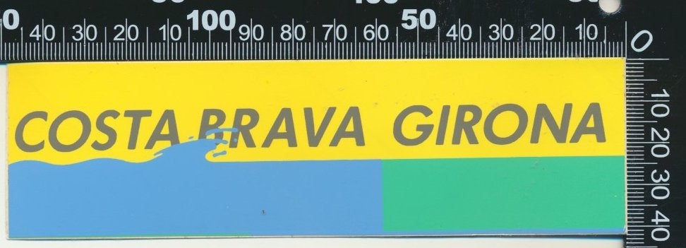 Sticker: Girona - Costa Brava, Ophalen of Verzenden, Zo goed als nieuw, Bedrijf of Vereniging