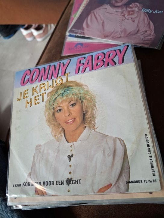 conny fabry  je krijgt het, Ophalen of Verzenden, Zo goed als nieuw, Overige formaten, Levenslied of Smartlap