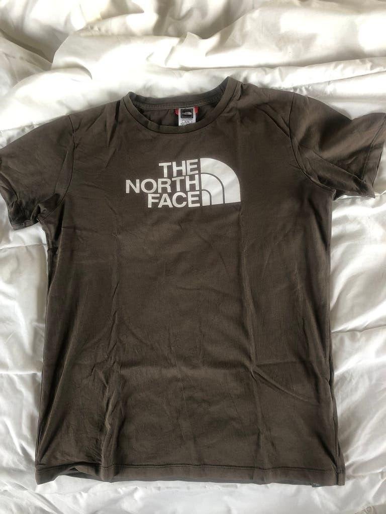 Shirt bruin The North Face xl/tg, The North Face, Ophalen of Verzenden, Zo goed als nieuw, Shirt of Longsleeve