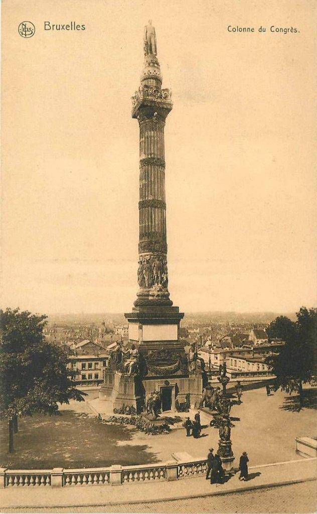 381-185-045 Bruxelles Colonne du Congres, Verzenden, Voor 1920, Overig Europa