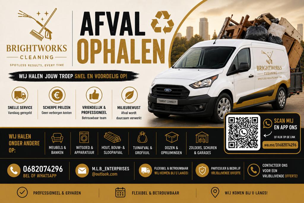 Grofvuil ophalen snel & betaalbaar, Ophalen of Verzenden, Zo goed als nieuw