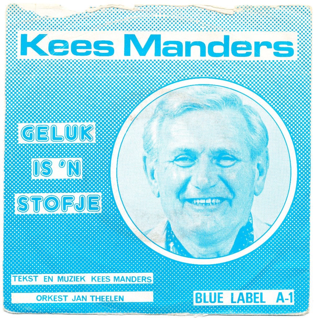 Kees Manders - Geluk is 'n stofje / Twee hartjes, Ophalen of Verzenden, Gebruikt, 7 inch, Nederlandstalig