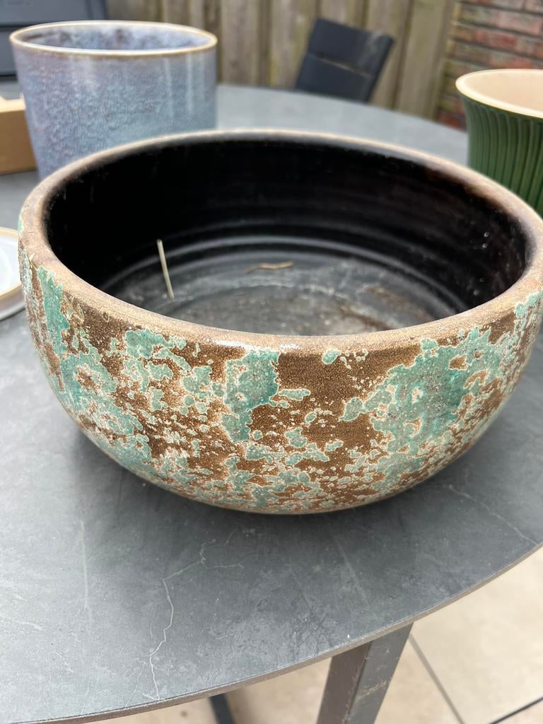 Intratuin plantenpot/ bloempot voor binnen, 25 tot 40 cm, Rond, Binnen, Ophalen of Verzenden