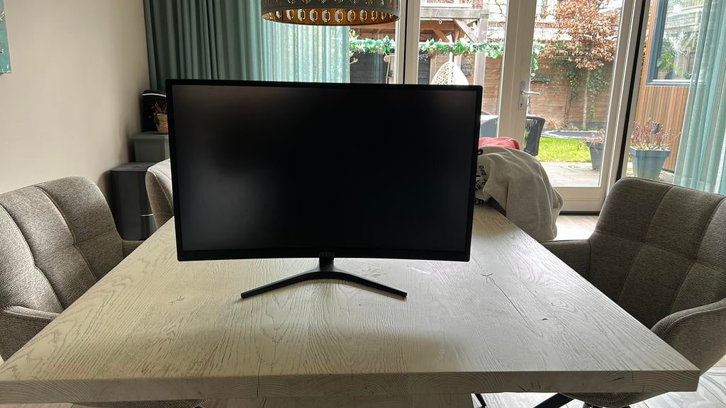 MSI Optix G241VC curved monitor 24 inch – Full HD, Ophalen of Verzenden, Zo goed als nieuw, 50 Hz, Overige merken