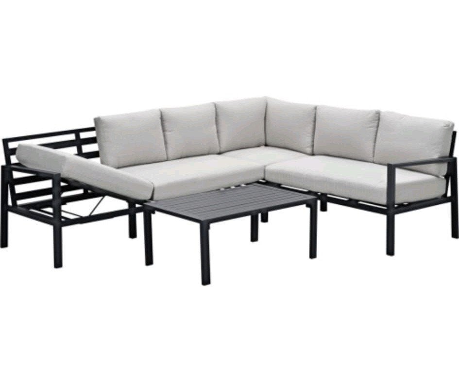 GARDEN IMPRESSIONS LOUNGESET MET OPKLAPBARE LIGFUNCTIE, Ophalen, Nieuw
