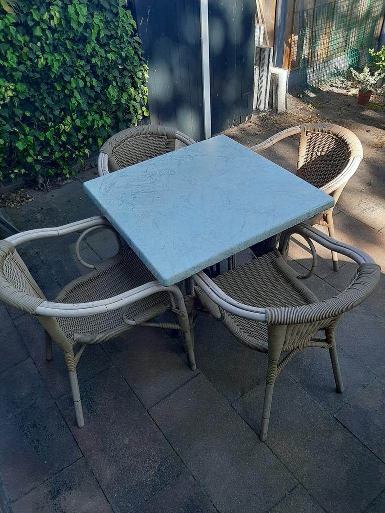 Gratis stevig tuinset, Ophalen, Gebruikt