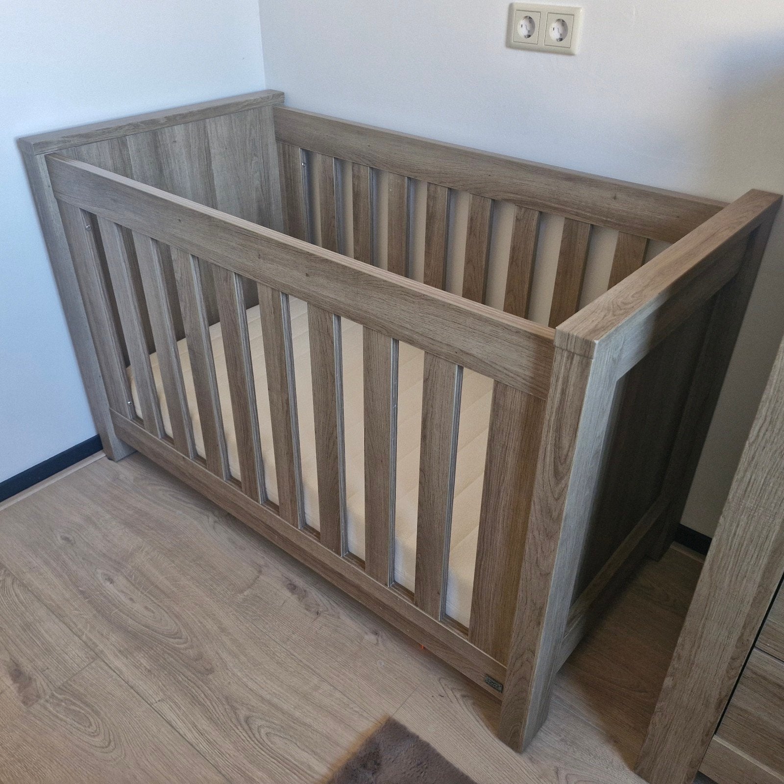 TWF Babybed met lade en commode - Zo goed als nieuw, 70 tot 85 cm, 140 tot 160 cm, Zo goed als nieuw, Ophalen