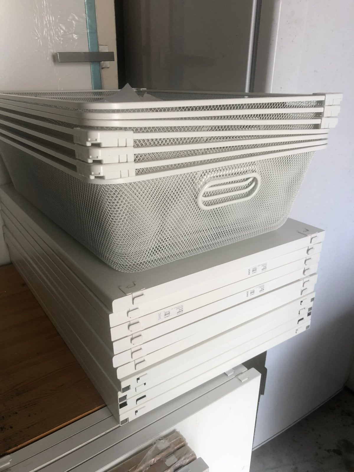 Ikea algot manden en planken kledingkast badkamerkast, Ophalen of Verzenden, Zo goed als nieuw