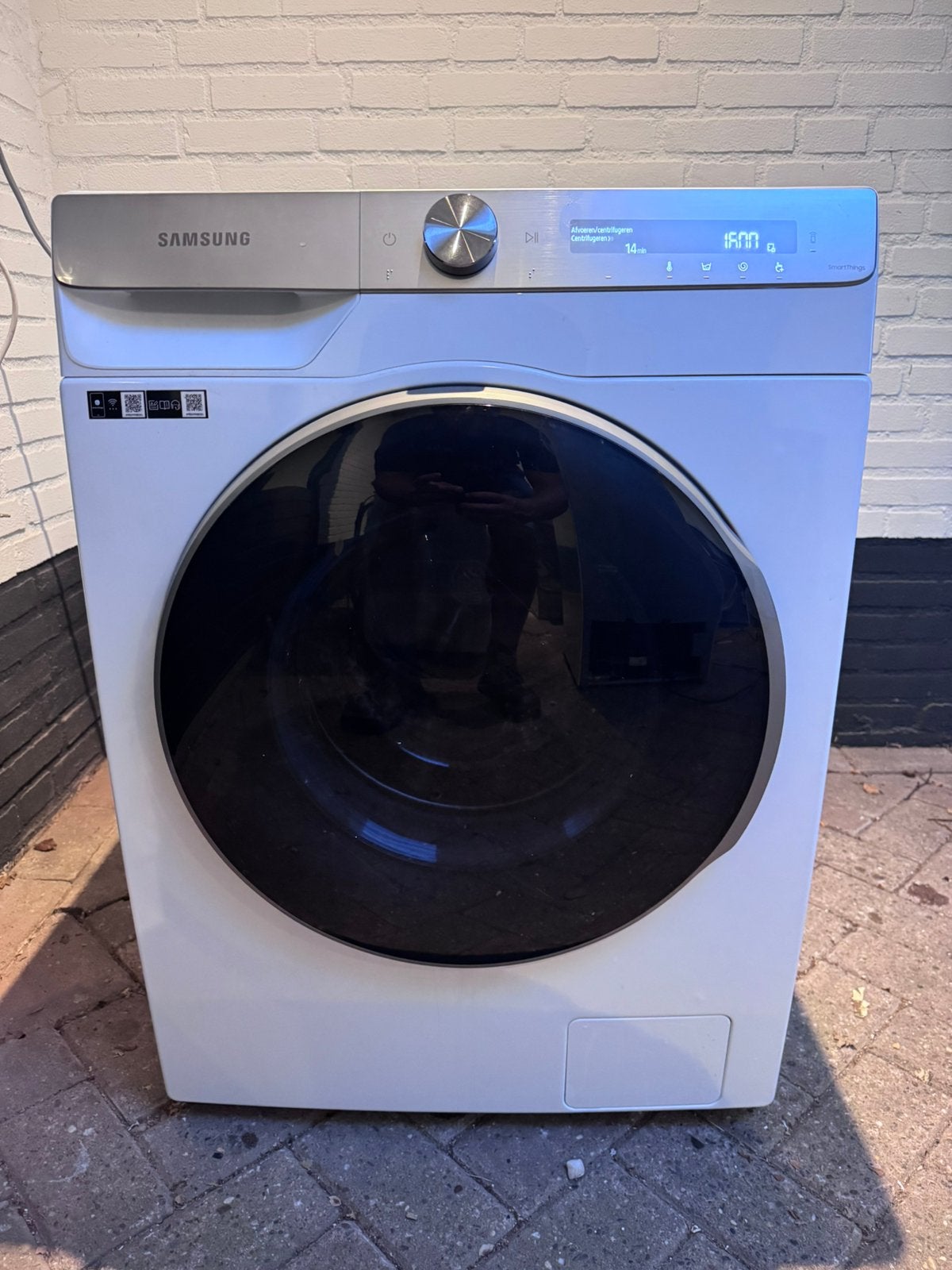 Samsung wasmachine A+++ WIFi AI, 8 tot 10 kg, Ophalen, Zo goed als nieuw, 85 tot 90 cm