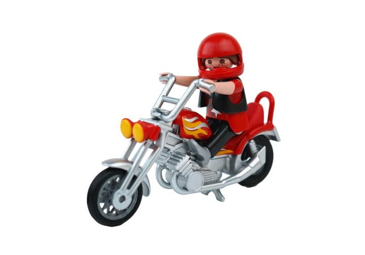 1000 motorrijder, Kinderen en Baby's, Speelgoed | Playmobil, Ophalen of Verzenden, Nieuw, Complete set