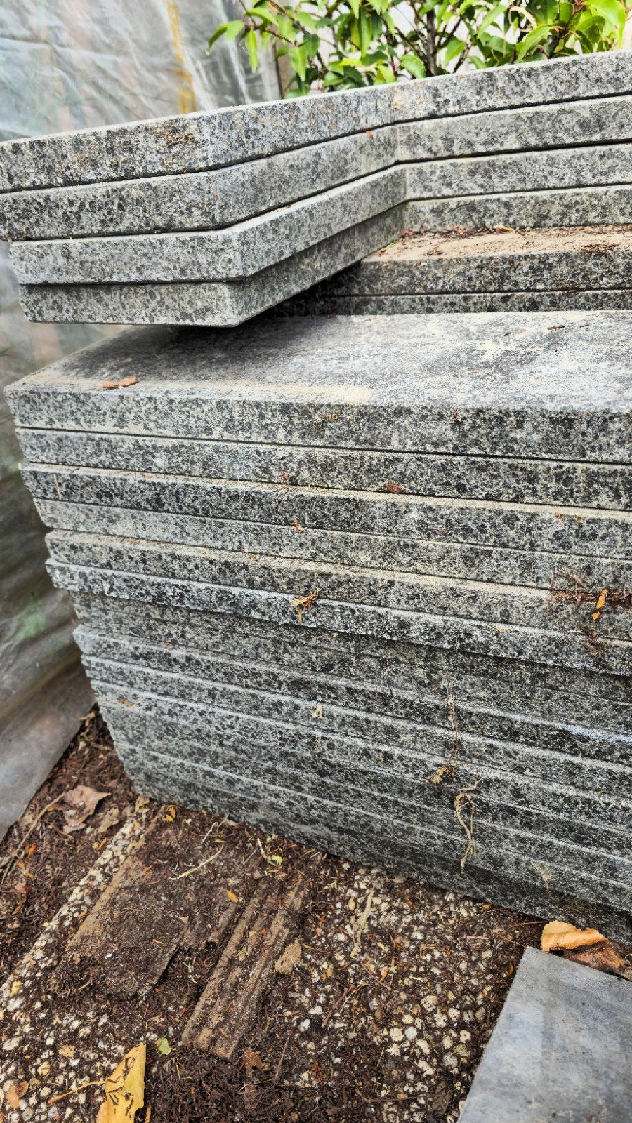 Chinees Basalt Geborsteld Gevlamd, Tuin en Terras, Ophalen, Beton, Overige typen