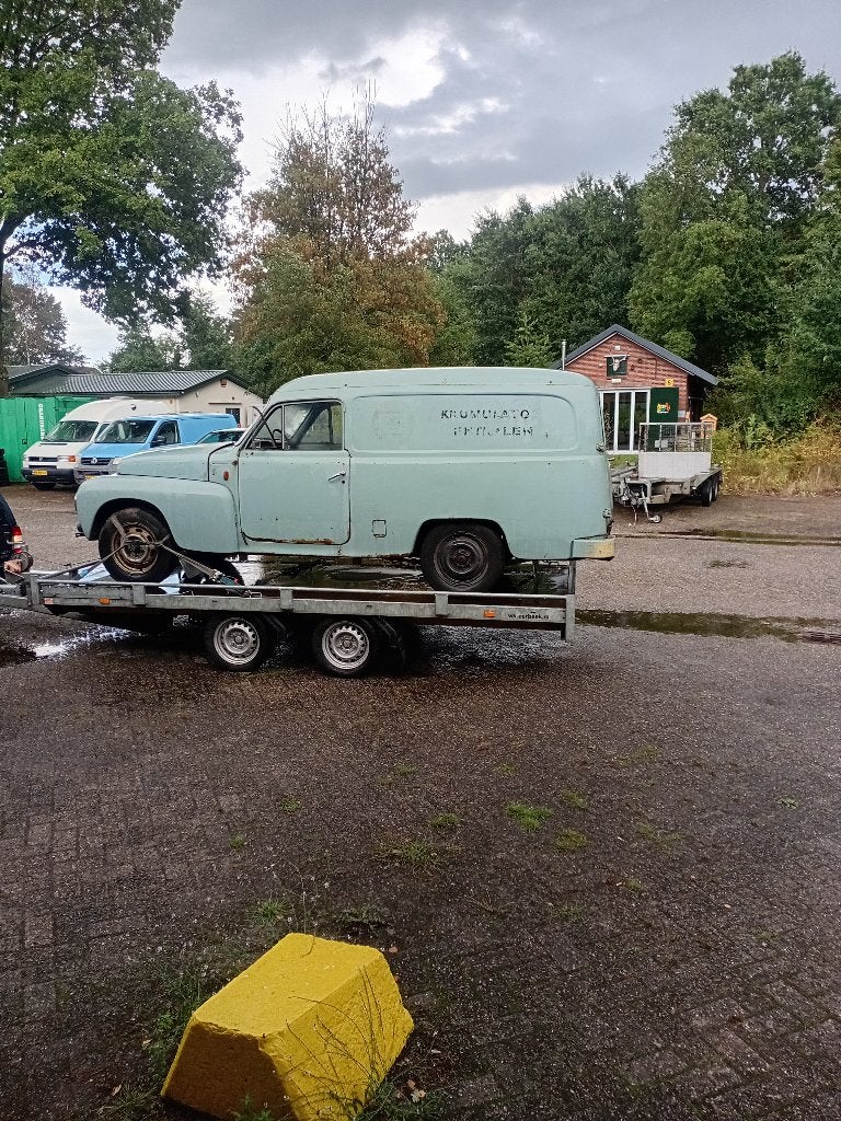 Zeldzame Volvo PV210 Duett (1966), Auto's, Oldtimers, Achterwielaandrijving, Blauw, Stationwagon, Handgeschakeld