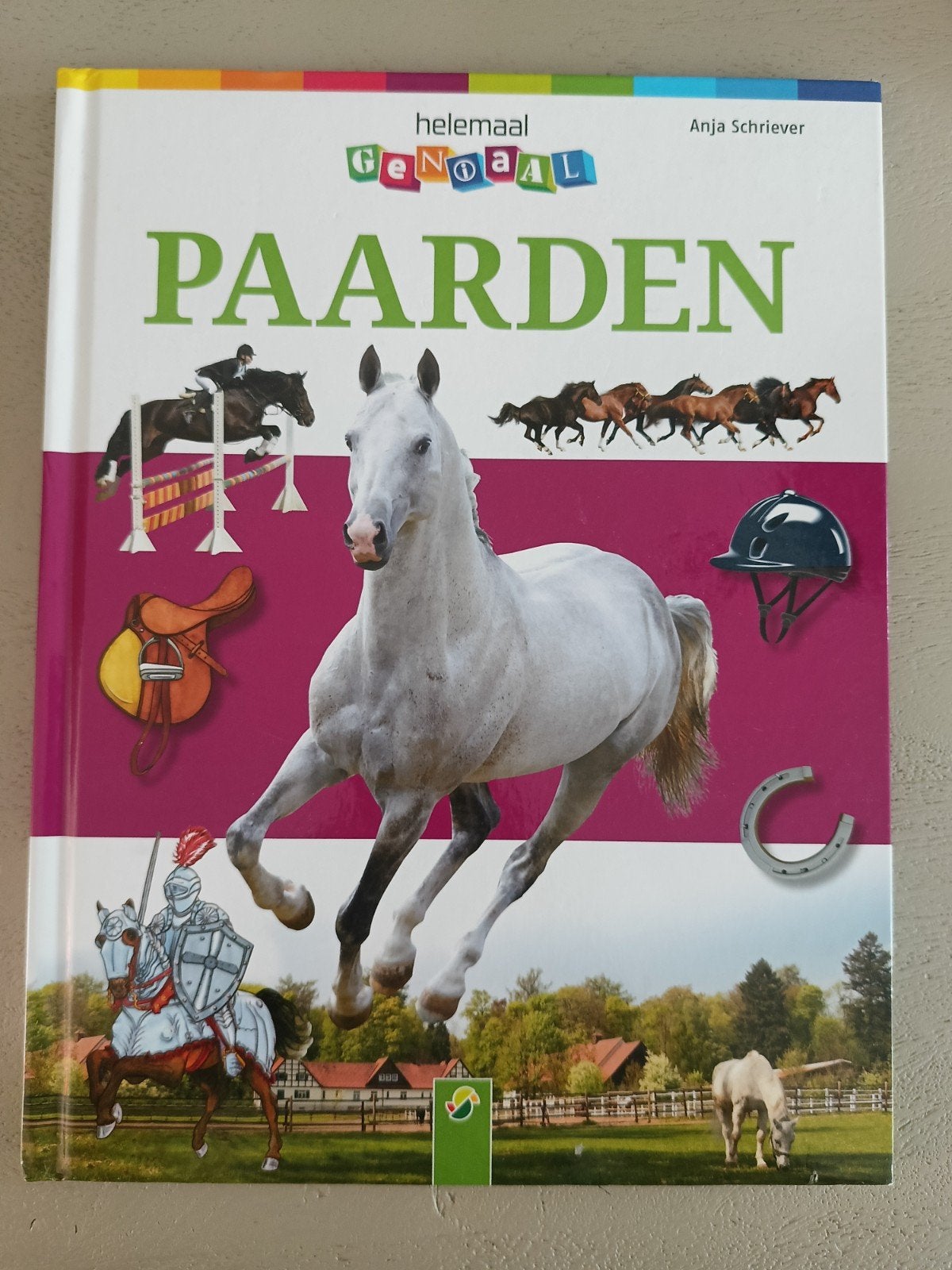 Helemaal Geniaal Paarden - Boek over paarden, Ophalen of Verzenden, Zo goed als nieuw, Anja Schriever, Non-fictie