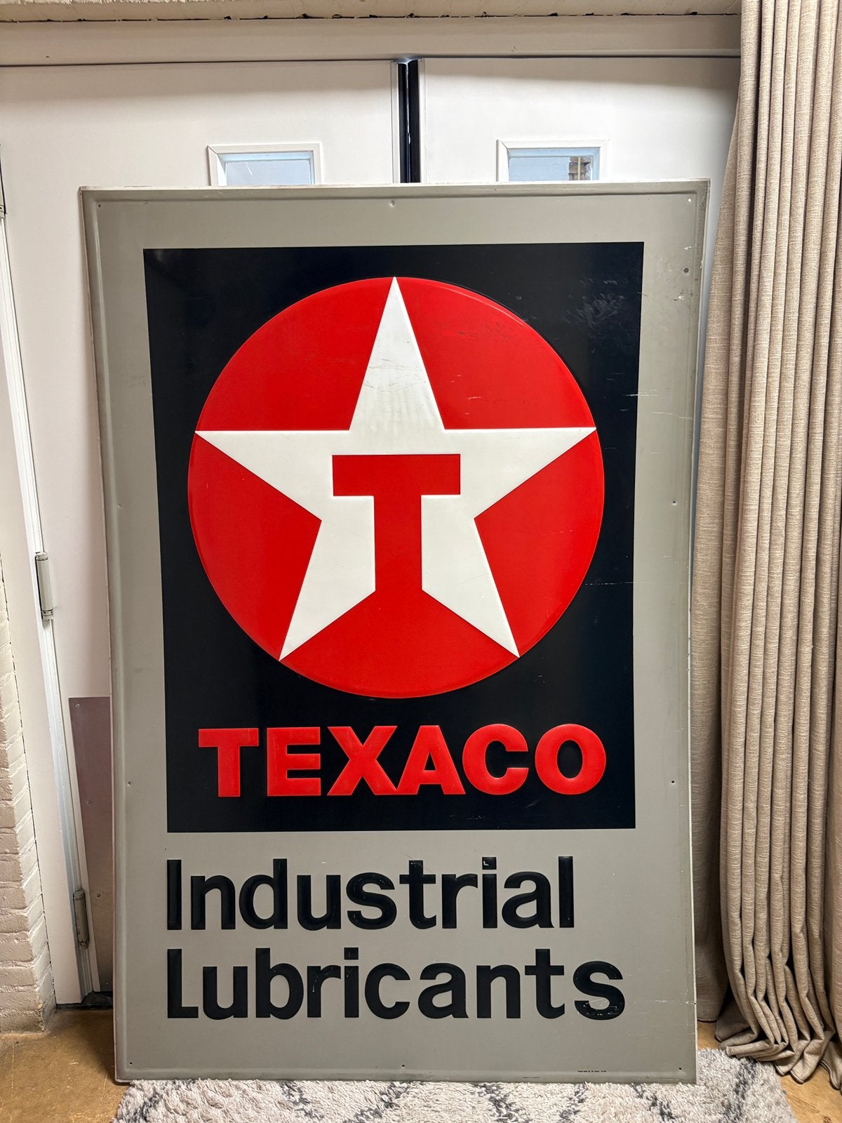 Texaco industrial lubricants 183x122cm, Ophalen, Gebruikt