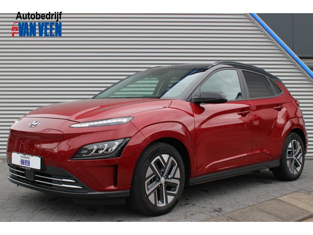 Hyundai KONA EV Fashion 64 kWh | Stoel -/ Stuurverw. | Full, Auto's, Hyundai, Bedrijf, Te koop, Kona, ABS, Achteruitrijcamera