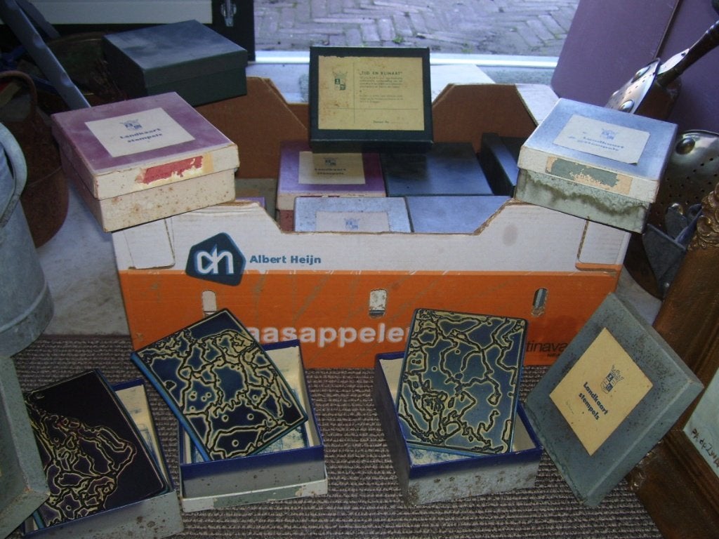 LANDKAARTSTEMPELS, Antiek en Kunst, Ophalen of Verzenden