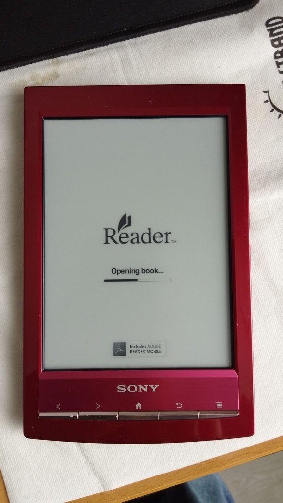 Sony Reader PRS-T1 E-reader Rood, Gebruikt, Wi-Fi, Verzenden, 4 GB of minder