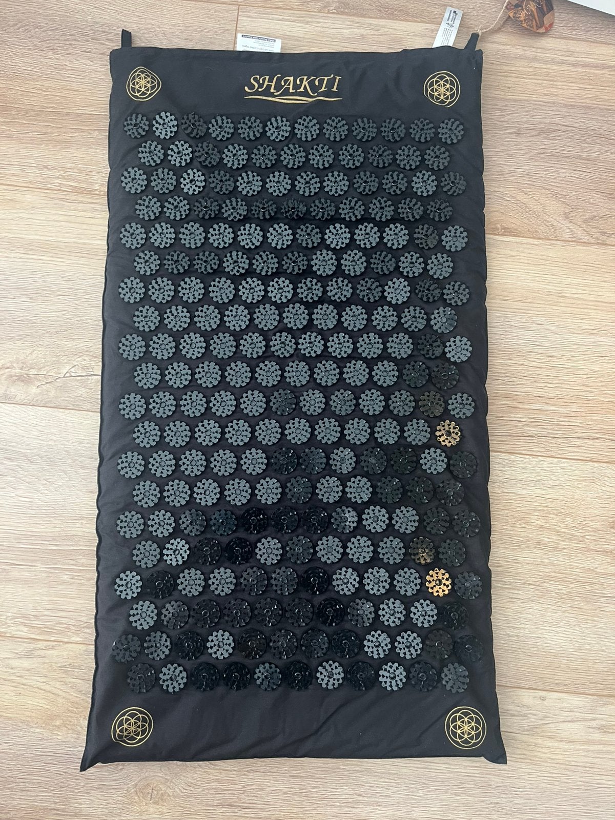 Shakti acupressure spijkermat kleur zwart, Ophalen, Zo goed als nieuw, Massagestoel of Kussen