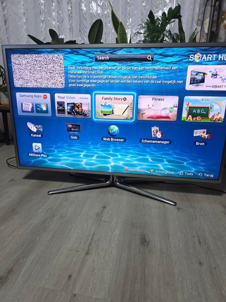 Samsung Smart TV UE46ES6900S - Full HD LED 46 inch, Ophalen, LED, Zo goed als nieuw, 100 Hz